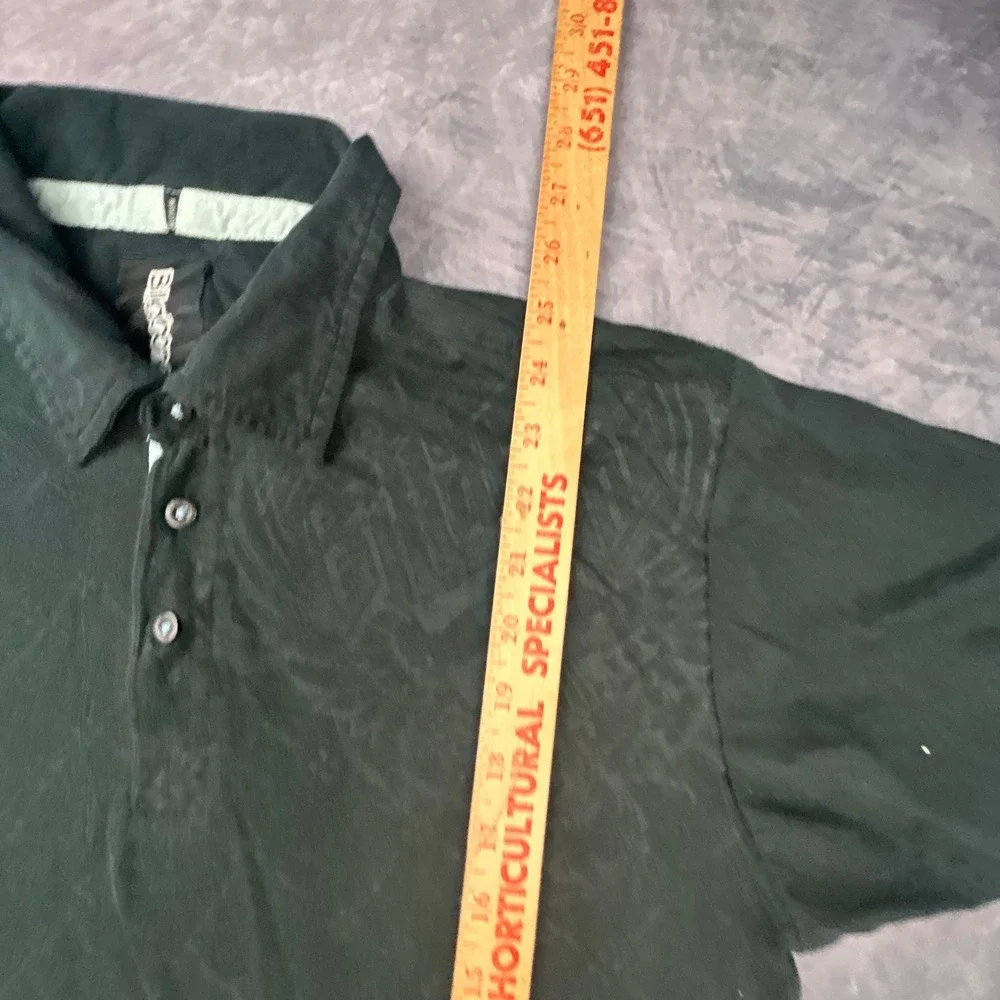 Vintage Billabong Polo Shirt Mens Medium Black Y2K Skater Streetwear Graphic